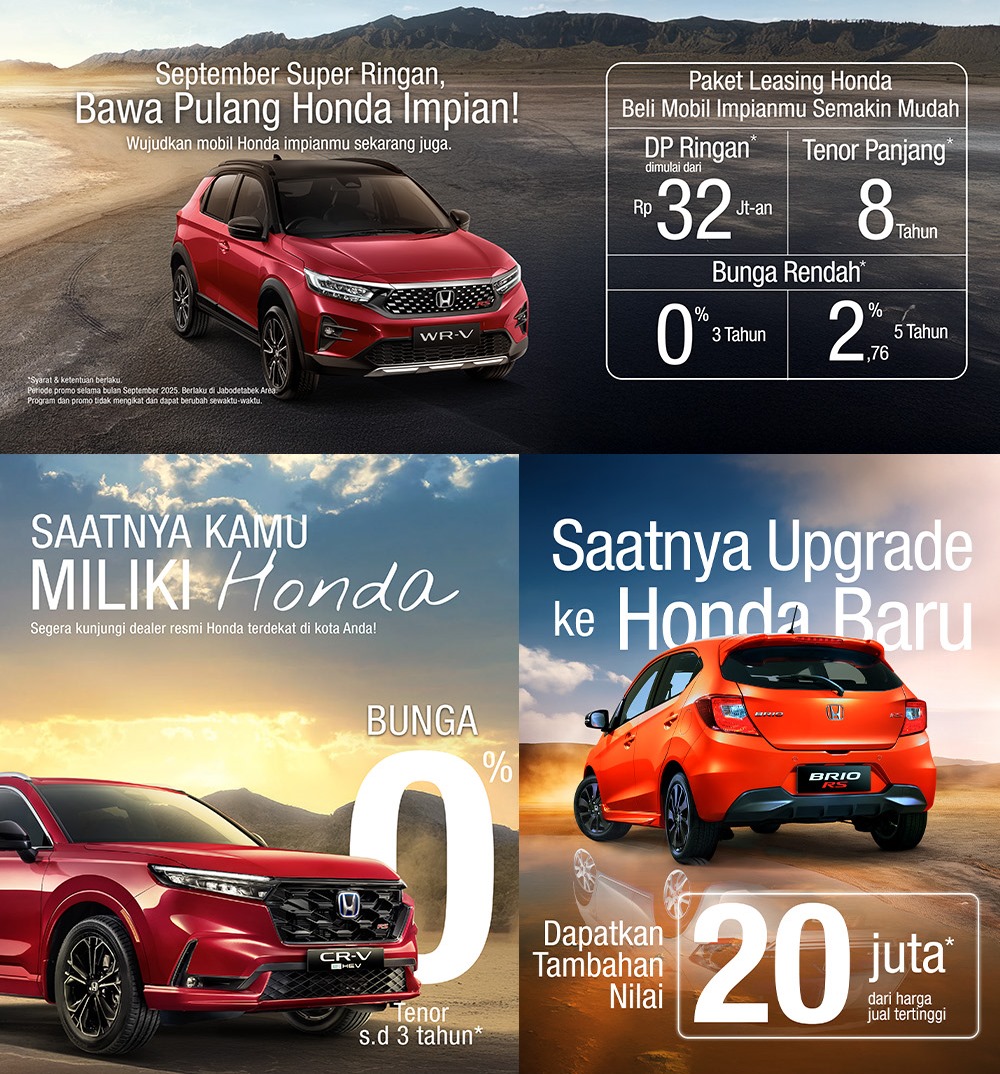 September Super Ringan, Bawa Pulang Honda Impianmu di Pekanbaru